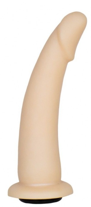 Телесная гладкая насадка-фаллоимитатор Harness - 17 см. - LOVETOY (А-Полимер) - купить с доставкой в Майкопе