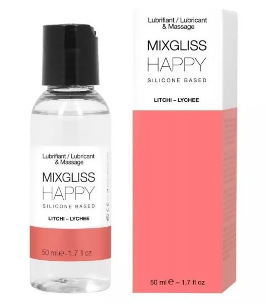 Смазка на силиконовой основе Mixgliss Happy - 50 мл. - Mixgliss - купить с доставкой в Майкопе