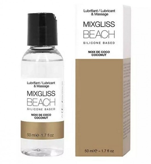 Смазка на силиконовой основе Mixgliss Beach - 50 мл. - Mixgliss - купить с доставкой в Майкопе