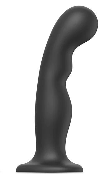 Черная насадка Strap-On-Me Dildo Plug P G size XXL - Strap-on-me - купить с доставкой в Майкопе