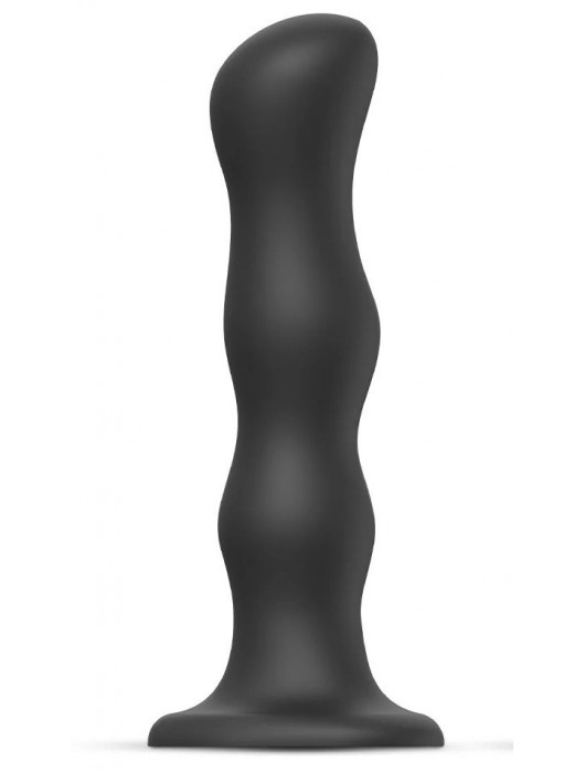 Черная насадка Strap-On-Me Dildo Geisha Balls size XL - Strap-on-me - купить с доставкой в Майкопе