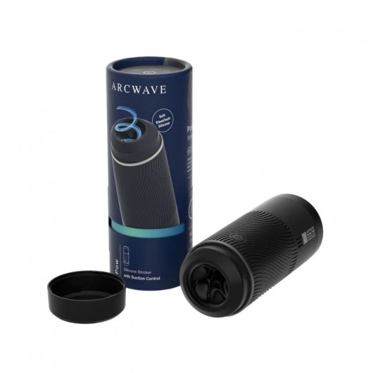 Черный мастурбатор с контролем всасывания Arcwave Pow Stroker - Arcwave - в Майкопе купить с доставкой