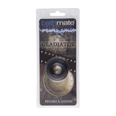 Чёрное эрекционное кольцо Gladiator - Bathmate - в Майкопе купить с доставкой