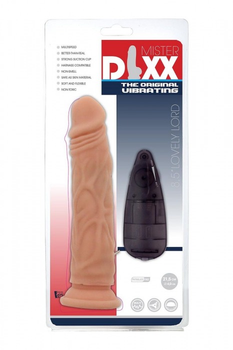 Телесный вибромассажер Lovely Lord - 21,5 см. - Dream Toys