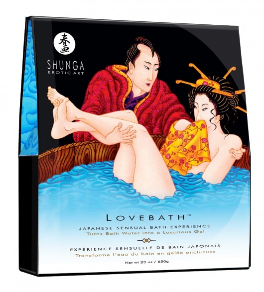 Соль для ванны Lovebath Ocean temptation, превращающая воду в гель - 650 гр. - Shunga - купить с доставкой в Майкопе