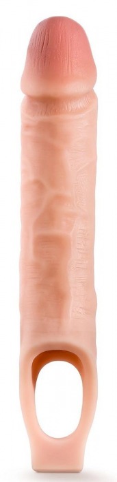 Телесная насадка на пенис 10 Inch Cock Sheath Extender - 25 см. - Blush Novelties - в Майкопе купить с доставкой