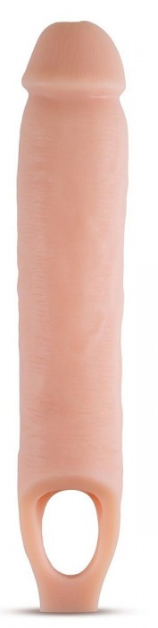Телесная насадка на пенис 11.5 Inch Cock Sheath Penis Extender - 29,2 см. - Blush Novelties - в Майкопе купить с доставкой
