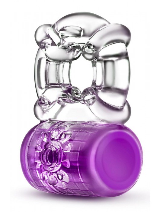 Фиолетовое эрекционное виброкольцо Pleaser Rechargeable C-Ring - Blush Novelties - в Майкопе купить с доставкой