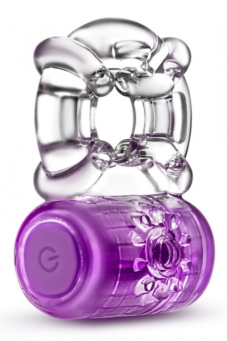 Фиолетовое эрекционное виброкольцо One Night Stand Vibrating C-Ring - Blush Novelties - в Майкопе купить с доставкой