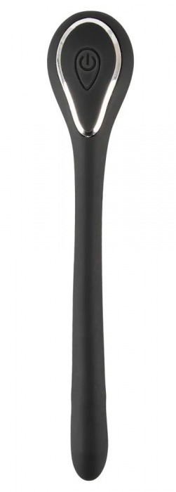 Черный гибкий уретральный стимулятор с вибрацией Vibrating Bendable Dilator - 13,5 см. - Orion - купить с доставкой в Майкопе