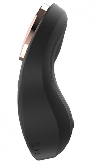 Черная вибровкладка в трусики - 9,3 см. - S-HANDE