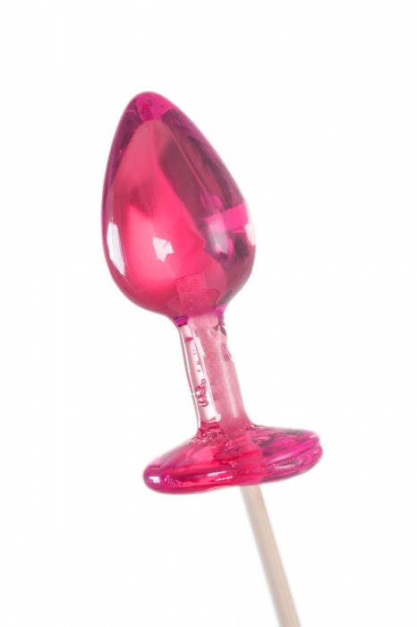 Розовый леденец  в форме анальной втулки со вкусом айриш крим - 29 гр. - Sosuчki - купить с доставкой в Майкопе