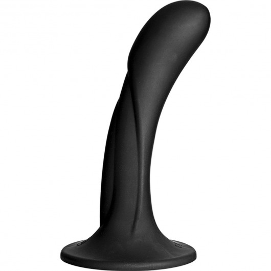 Черная изогнутая насадка Vac-U-Lock G-Spot - 16,5 см. - Doc Johnson - купить с доставкой в Майкопе