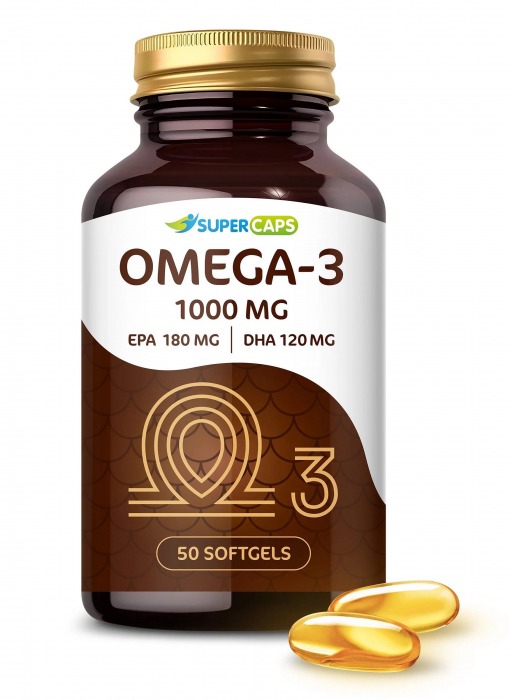 Пищевая добавка SuperCaps OMEGA-3 - 50 капсул (1000 мг) - SuperCaps - купить с доставкой в Майкопе