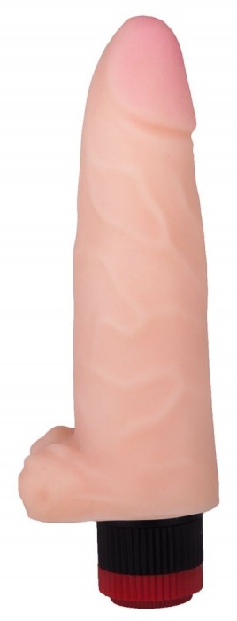 Реалистичный вибратор с небольшой мошонкой - 17 см. - LOVETOY (А-Полимер)