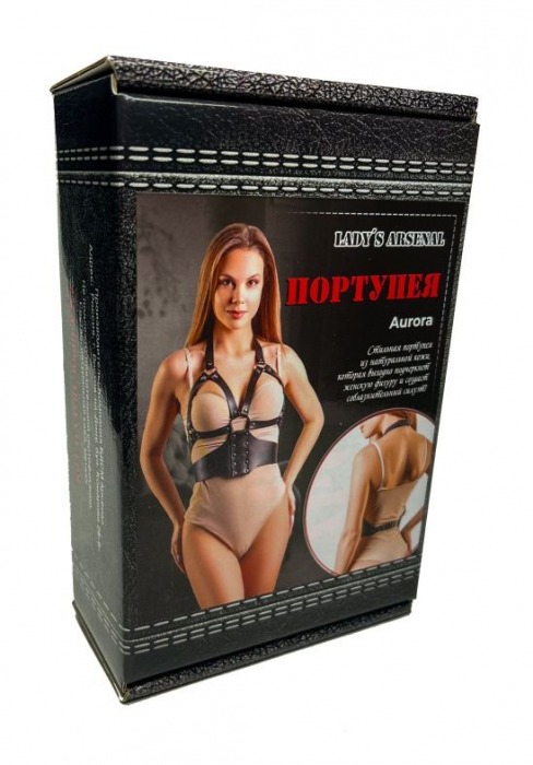 Кожаная портупея Aurora - БДСМ Арсенал - купить с доставкой в Майкопе