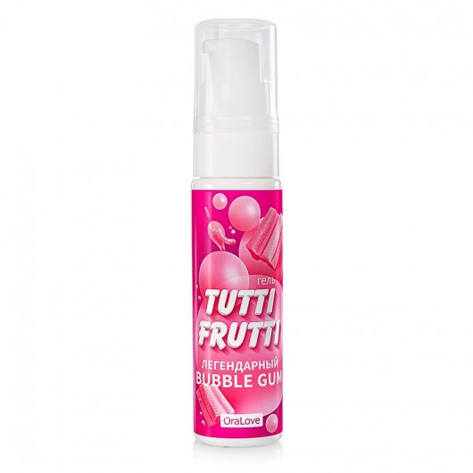 Интимный гель на водной основе Tutti-Frutti Bubble Gum - 30 гр. - Биоритм - купить с доставкой в Майкопе