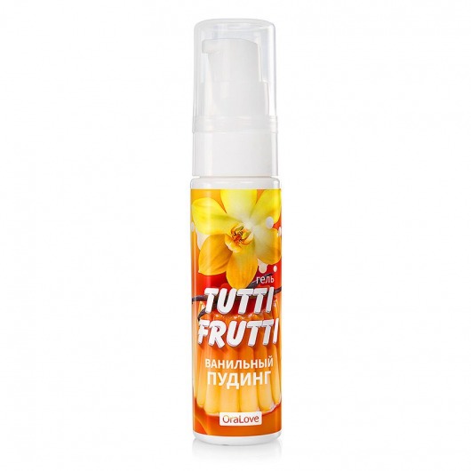Интимный гель на водной основе Tutti-Frutti  Ванильный пудинг  - 30 гр. - Биоритм - купить с доставкой в Майкопе