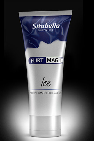 Силиконовая гель-смазка FLIRT MAGIC Ice с лёгким пролонгирующим эффектом - 75 мл. - Sitabella - купить с доставкой в Майкопе