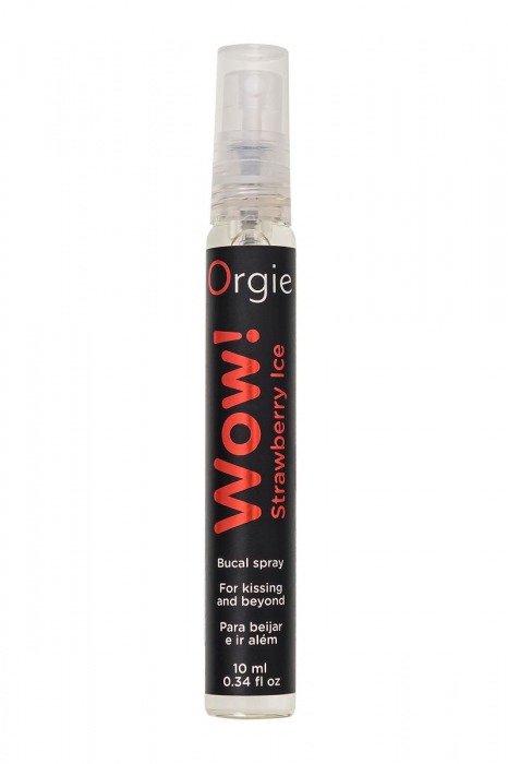 Оральный спрей ORGIE Wow! Strawberry Ice Blowjob Spray с охлаждающим и возбуждающим эффектом - 10 мл. - ORGIE - купить с доставкой в Майкопе