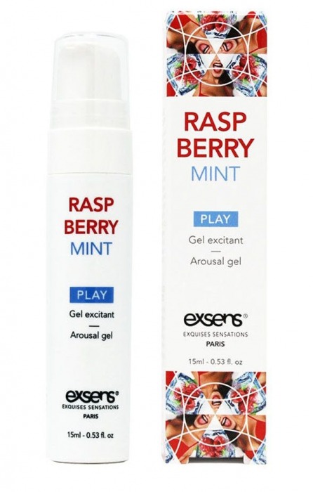 Возбуждающий гель Raspberry Mint с ароматом малины и мяты - 15 мл. - Exsens - купить с доставкой в Майкопе