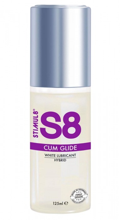 Гибридный лубрикант S8 Hybrid Cum Glide с консистенцией спермы - 125 мл. - Stimul8 - купить с доставкой в Майкопе
