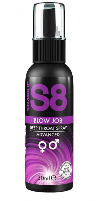 Лубрикант для орального секса S8 Deep Throat Spray - 30 мл. - Stimul8 - купить с доставкой в Майкопе