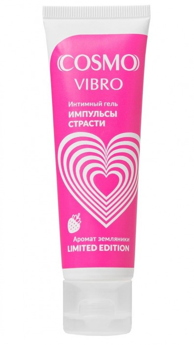 Возбуждающий гель на водно-силиконовой основе Cosmo Vibro с ароматом земляники - 50 гр. - Биоритм - купить с доставкой в Майкопе