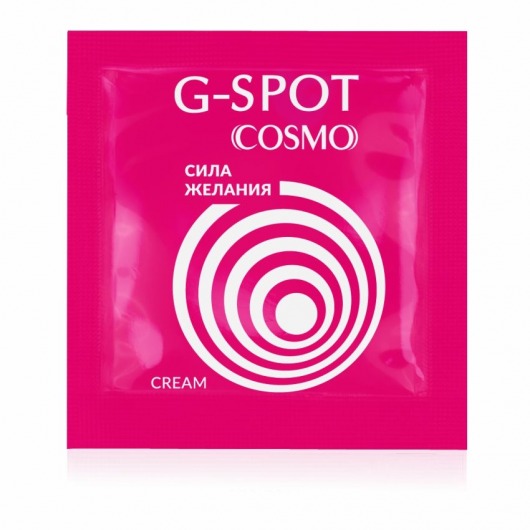 Стимулирующий интимный крем для женщин Cosmo G-spot - 2 гр. - Биоритм - купить с доставкой в Майкопе