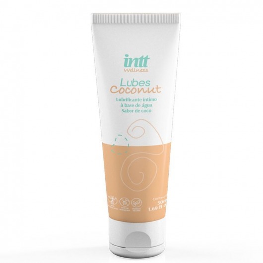 Лубрикант на водной основе Lubes Coconut с ароматом кокоса - 50 гр. - INTT - купить с доставкой в Майкопе