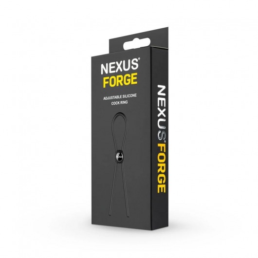Черное эрекционное лассо Nexus Forge Single - Nexus Range - в Майкопе купить с доставкой