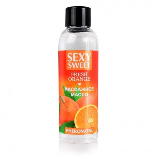 Массажное масло Sexy Sweet Fresh Orange с ароматом апельсина и феромонами - 75 мл. - Биоритм - купить с доставкой в Майкопе