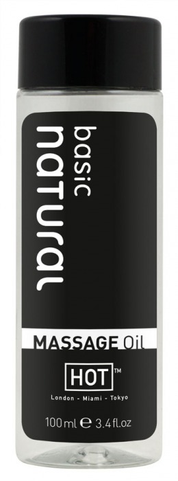 Массажное масло для тела Natural Basic - 100 мл. - HOT - купить с доставкой в Майкопе
