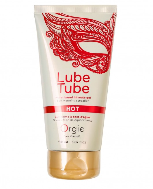 Интимный гель на водной основе Lube Tube Hot с разогревающим эффектом - 150 мл. - ORGIE - купить с доставкой в Майкопе