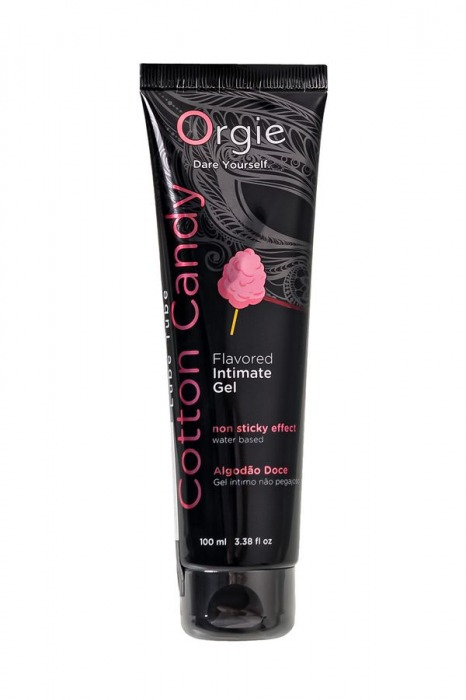 Интимный гель на водной осное Lube Tube Cotton Candy со вкусом сахарной ваты - 100 мл. - ORGIE - купить с доставкой в Майкопе