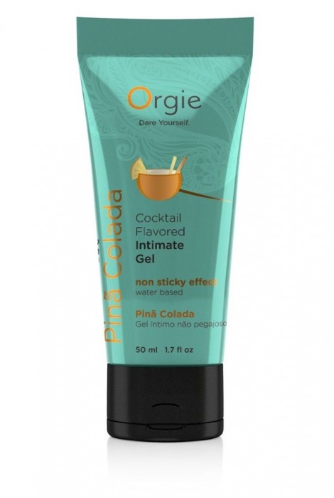 Съедобный интимный гель Orgie Lube Tube Cocktail Pina Colada - 50 мл. - ORGIE - купить с доставкой в Майкопе