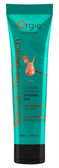 Съедобный интимный гель Orgie Lube Tube Cocktail Sex On The Beach - 100 мл. - ORGIE - купить с доставкой в Майкопе