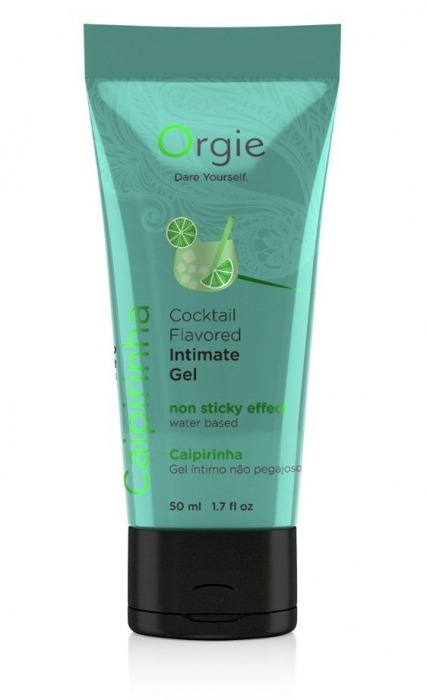 Съедобный интимный гель Orgie Lube Tube Cocktail Caipirinha - 50 мл. - ORGIE - купить с доставкой в Майкопе