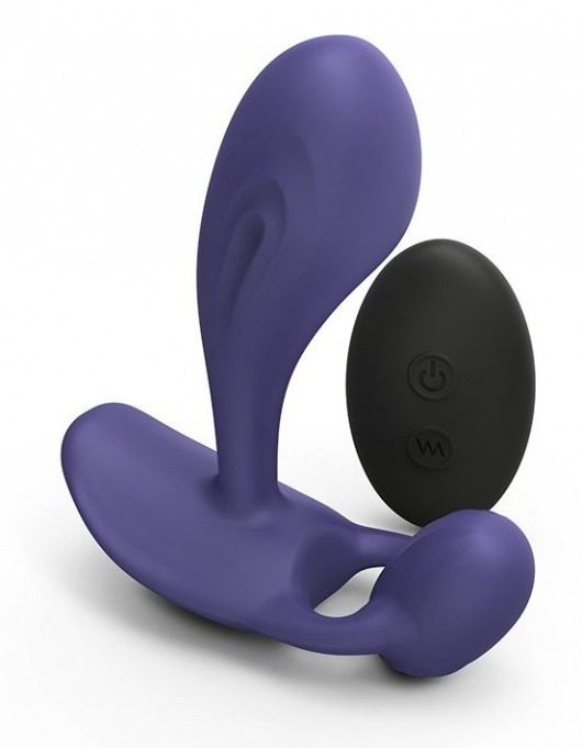 Темно-синий вибромассажер Witty P G Vibrator with Remote Control - Love to Love - в Майкопе купить с доставкой