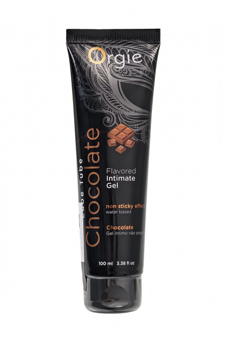 Интимный гель на водной основе Lube Tube Chocolate с шоколадным вкусом - 100 мл. - ORGIE - купить с доставкой в Майкопе