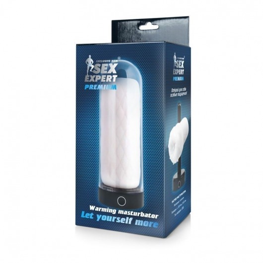 Оригинальный мастурбатор в колбе с нагревом - Sex Expert - в Майкопе купить с доставкой