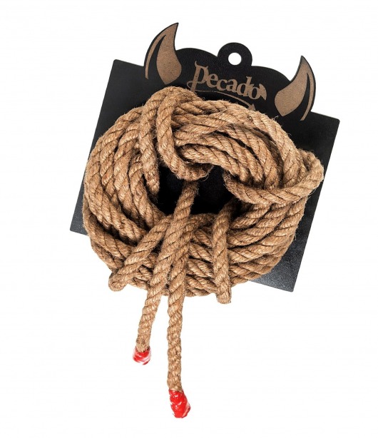 Джутовая веревка для шибари - 5 м. - Pecado - купить с доставкой в Майкопе