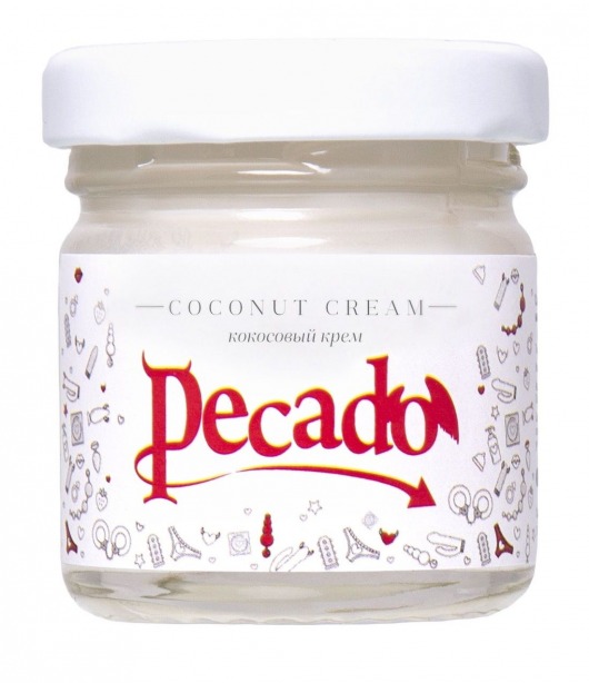 Массажная свеча Сoconut Cream - 35 мл. - Pecado - купить с доставкой в Майкопе
