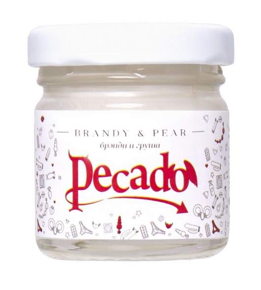 Массажная свеча Brandy   Pear - 35 мл. - Pecado - купить с доставкой в Майкопе