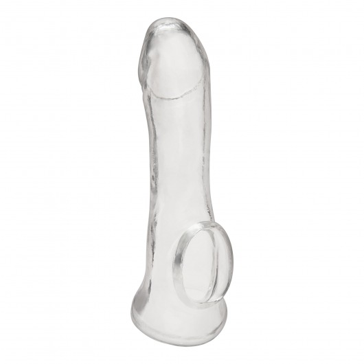 Прозрачная насадка на пенис Transparent Penis Enhancing Sleeve Extension - 15,9 см. - BlueLine - в Майкопе купить с доставкой