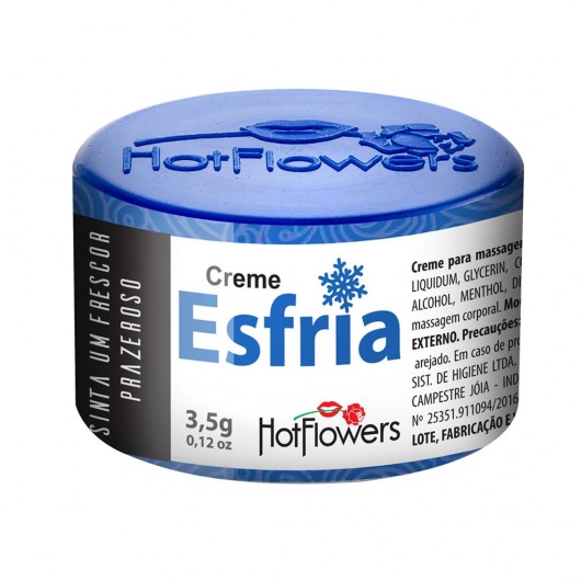 Возбуждающий крем Esfria с охлаждающим эффектом - 3,5 гр. - HotFlowers - купить с доставкой в Майкопе