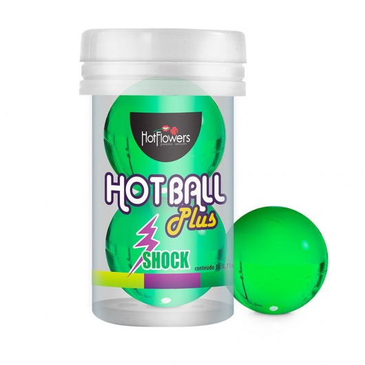 Лубрикант на силиконовой основе Hot Ball Plus с покалывающим эффектом (2 шарика по 3 гр.) - HotFlowers - купить с доставкой в Майкопе