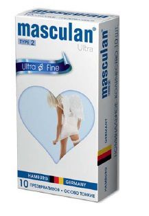 Ультратонкие презервативы Masculan Ultra Fine с обильной смазкой - 10 шт. - Masculan - купить с доставкой в Майкопе