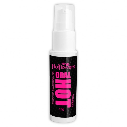 Гель для оральных ласк Oral Hot с согревающим эффектом - 15 гр. - HotFlowers - купить с доставкой в Майкопе