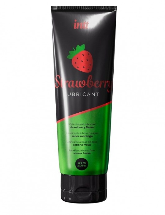 Смазка на водной основе с ароматом клубники Strawberry Lubricant - 100 мл. - INTT - купить с доставкой в Майкопе
